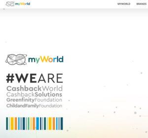 MyWorld cash back info